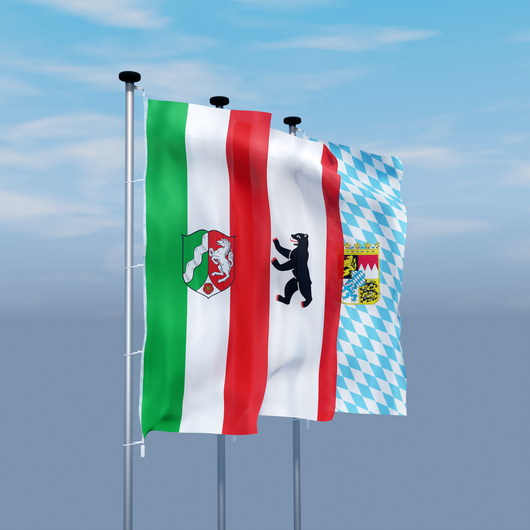 Bundesländer Flaggen im Hochformat – ab1gmbh